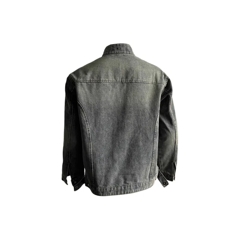 SUNSETMONENT Denim Jacket Unisex Blue-1