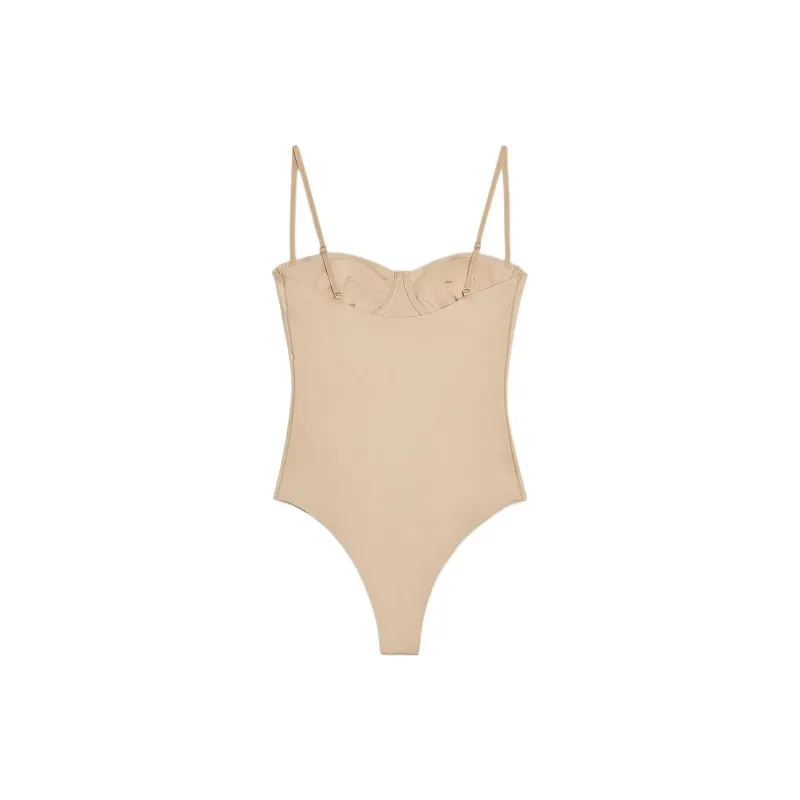 ZARA Bodysuits Women's Beige-1