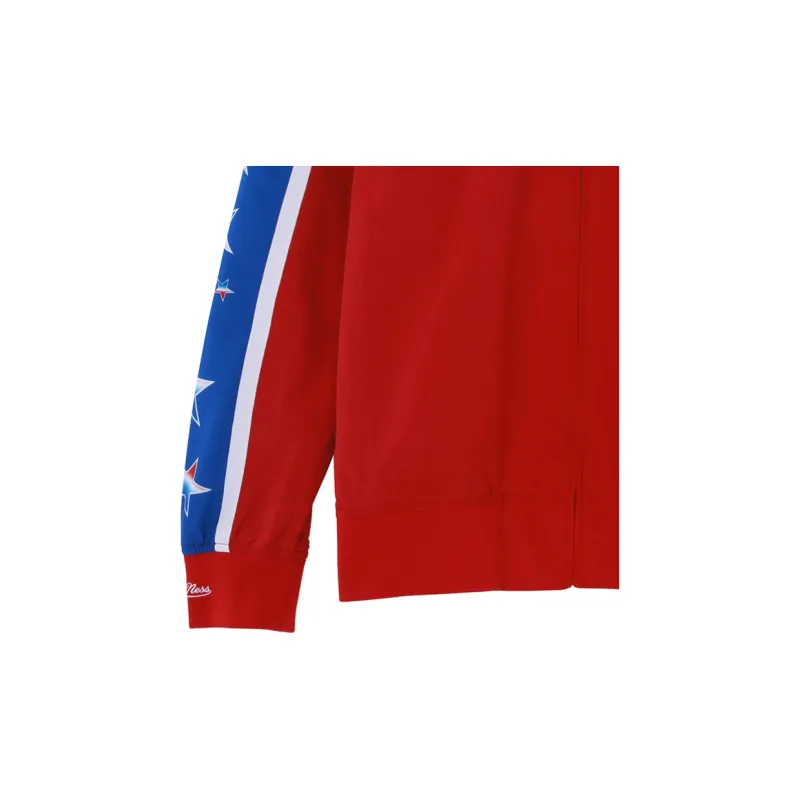 Mitchell Ness Jackets Unisex Red-3