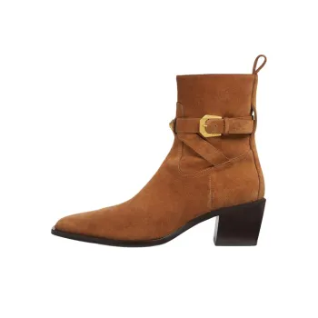 FANSIZHE Ankle Boots Men's Umber