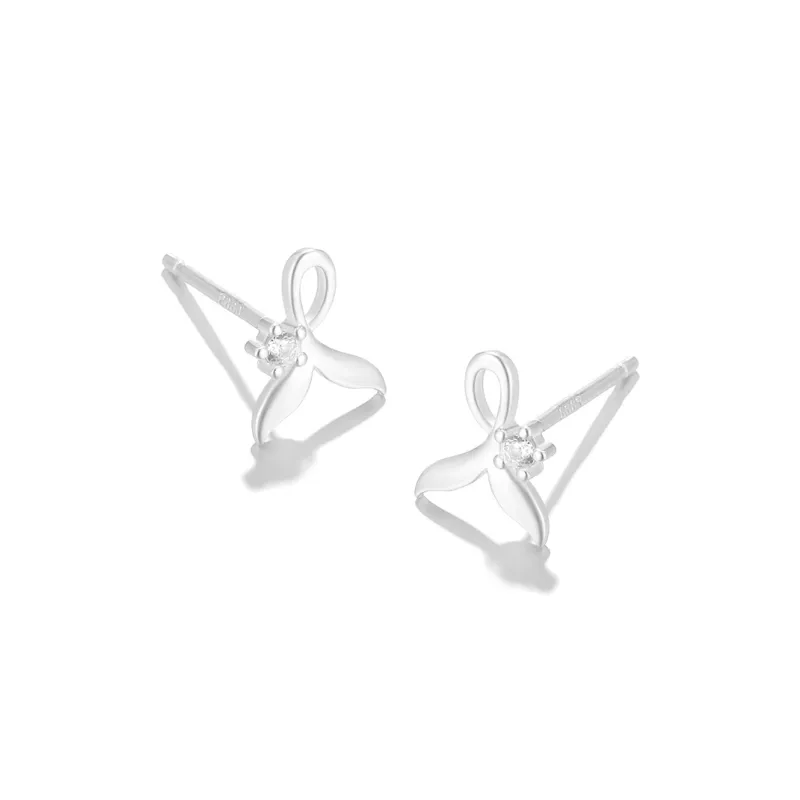 Clect 999 Fine Silver Stud Earrings Women's-2