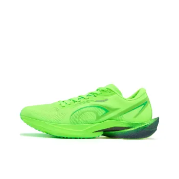 QIAODAN Feiteng 2 PRO Running Shoes Men Low Top Shiny Green/Glazed Green