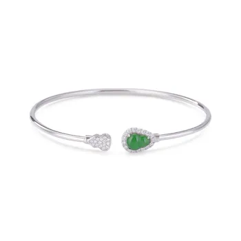 KING TAI SANG Ice Glutinous Bangles Women's