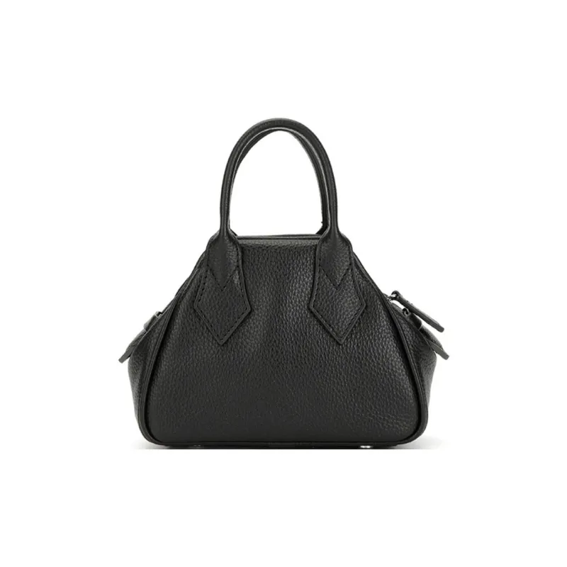 Vivienne Westwood PU Shoulder Bag Crossbody Bag Handbag Small Size Women's Black-3