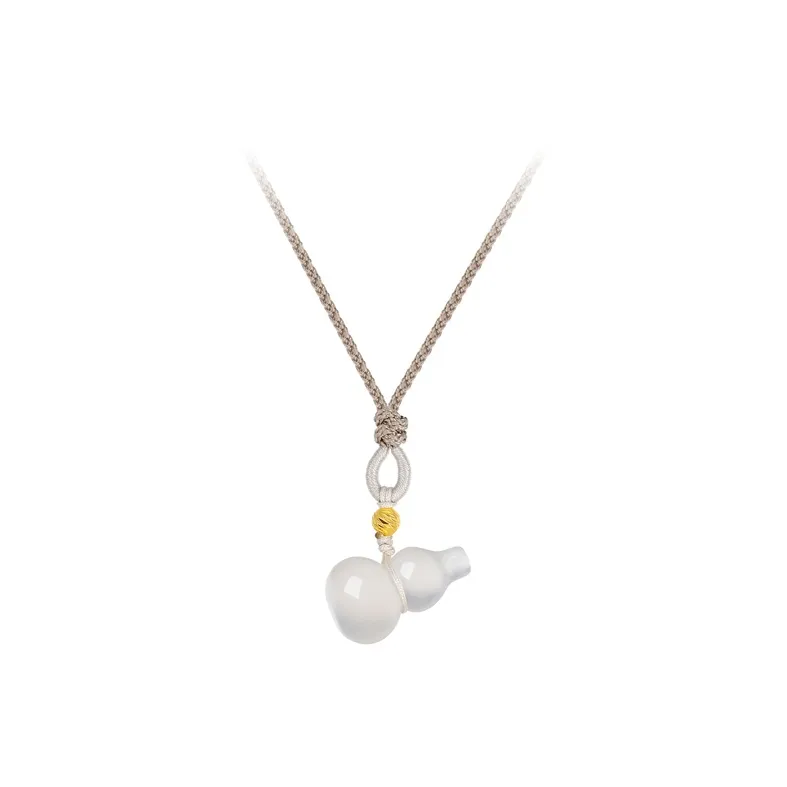 Ancient Jewelry Chalcedony Necklaces Women's-0