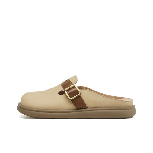 DAPHNE Quiet Odor Resistant Abrasion Resistant Slip Resistant Wrap toe Slippers Women's