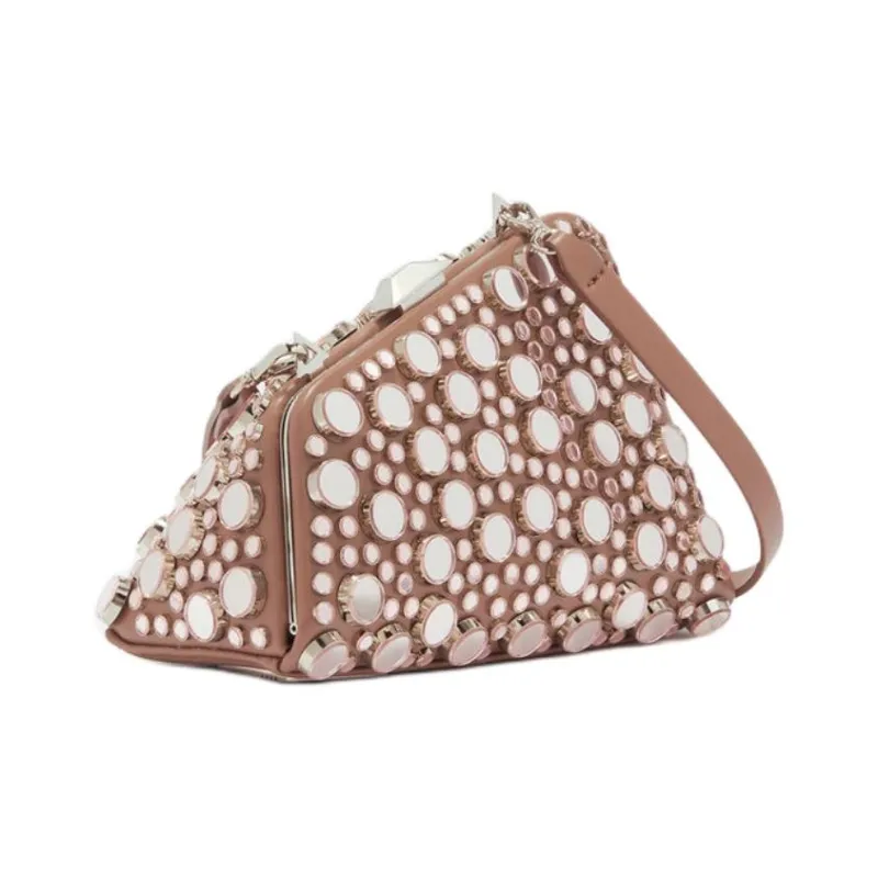 The Attico Midnight Mini Clutch Bag-1