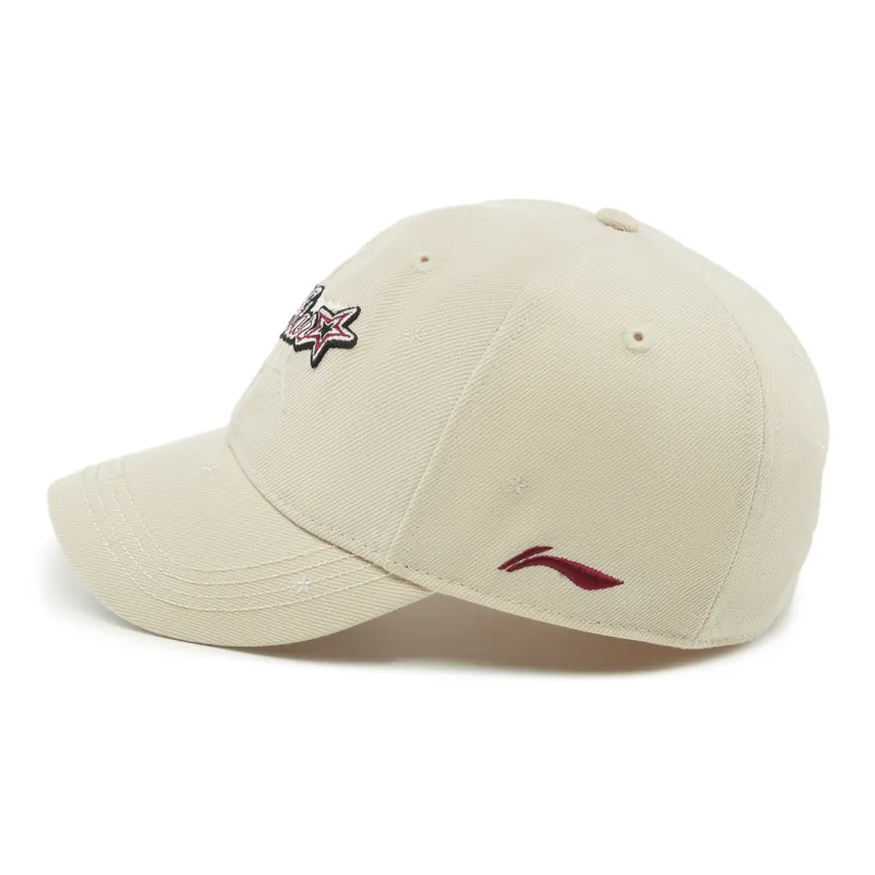 LiNing Basketball Collection Acrylic, Sheep Wool, Cotton, Polyester Baseball Caps Unisex White-1