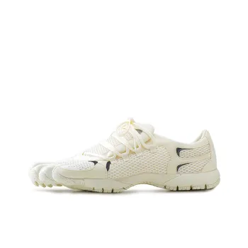 Vibram Slip Resistant Support Quick Dry Low Top Training Shoes Men's Ivory White