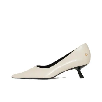 Anine Bing HILDA Irregular Heel High Heels 4cm Women's White