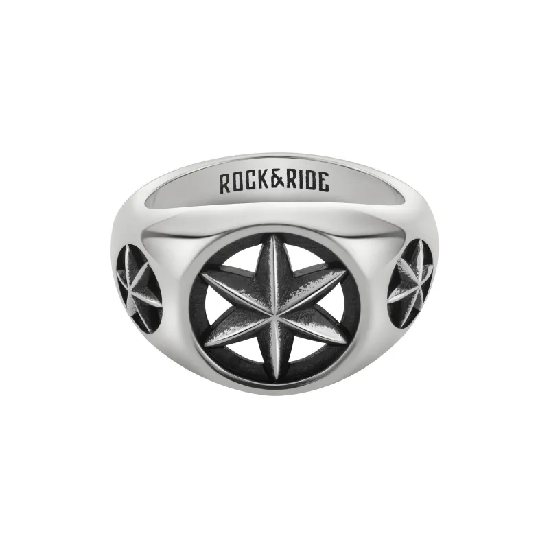 ROCK&RIDE 925 Sterling Silver Rings Men's-0