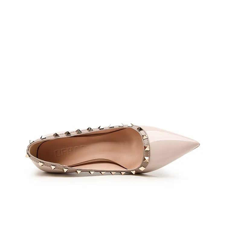 BANWEIDIYA Slim Heel High Heels Women's-4