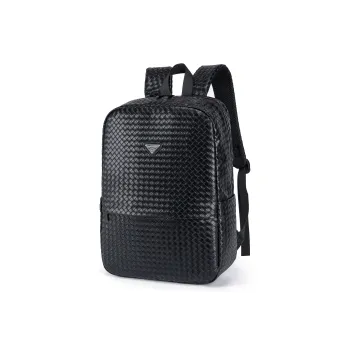 SURELAPTOP PU Backpacks Backpack Laptop Bags Large Size Unisex Black