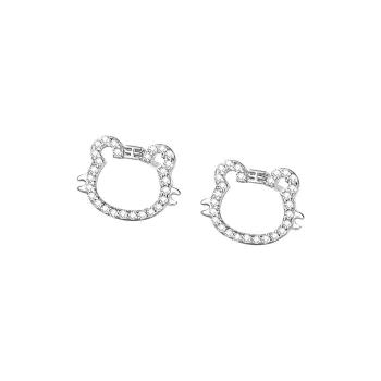 CENTURY&KINDLE S925 Silver Stud Earrings Women's