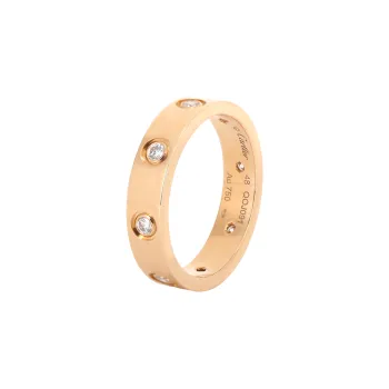 CARTIER Love Rings 18K Rose Gold Rings Unisex