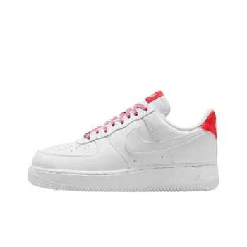 Nike Air Force 1 Low '07 White Pink Foam Metallic Silver Light Crimson Women's