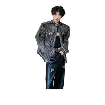 MIIRACER Denim Jacket Unisex Black