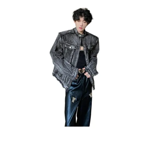 MIIRACER Denim Jacket Unisex Black