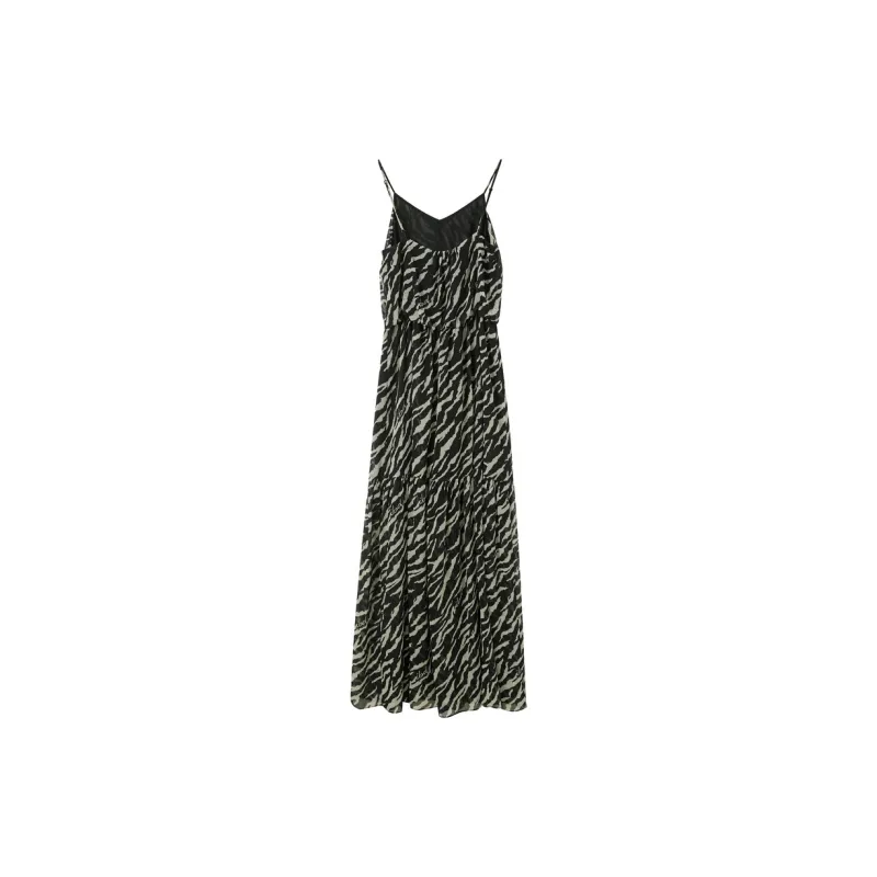 3COLOUR Slip Dress Women's Black Rice Floral-1