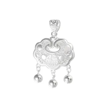 AITAO 999 Fine Silver Pendants Unisex
