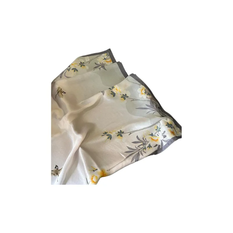 Luxury Care Artisan Workshop Bag Straps Beige Floral With Birds And Flowers-4