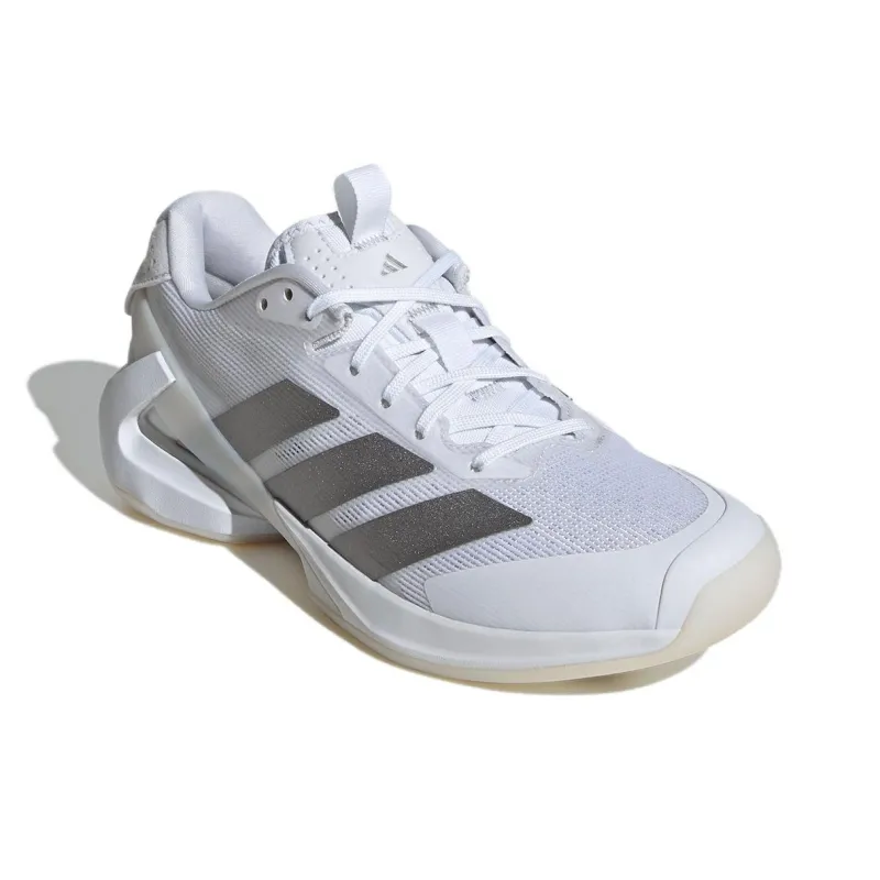 Adidas Adizero Ubersonic 5 Cloud White Silver Metallic Women's-2