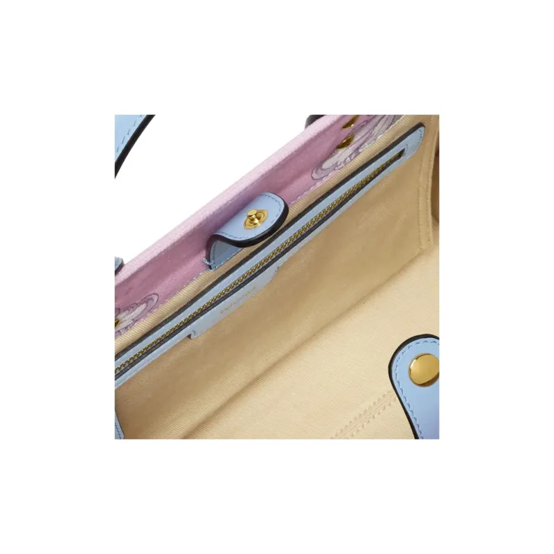 FANSIZHE Fabric Tote Bag Shopping Bag Shoulder Bag Handbag Women's Light Pink-3