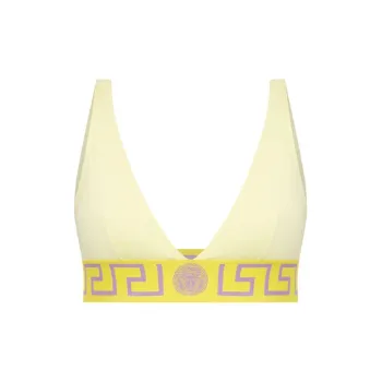 VERSACE V Neck Sports Bra