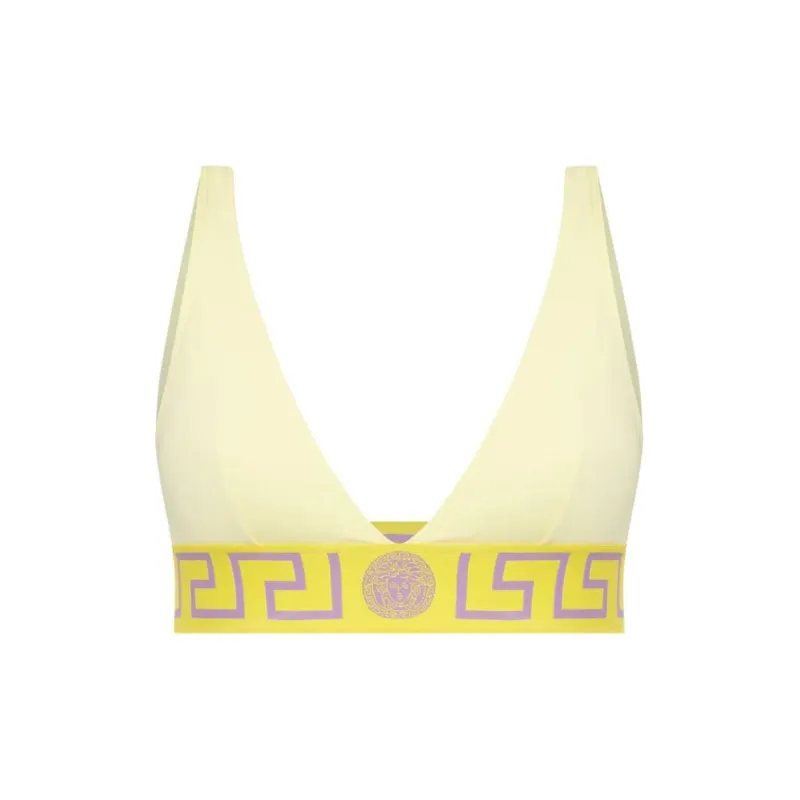 VERSACE V Neck Sports Bra-0