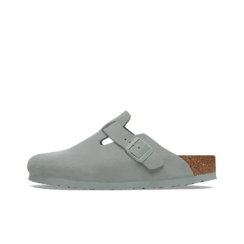 Boston Birkenstock Suede Leather 'Pure Sage'