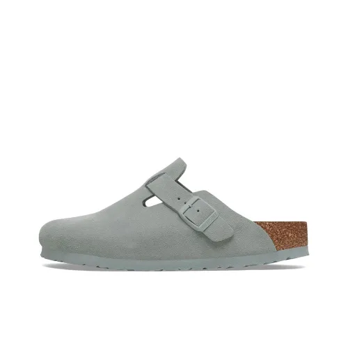 Boston Birkenstock Suede Leather 'Pure Sage'
