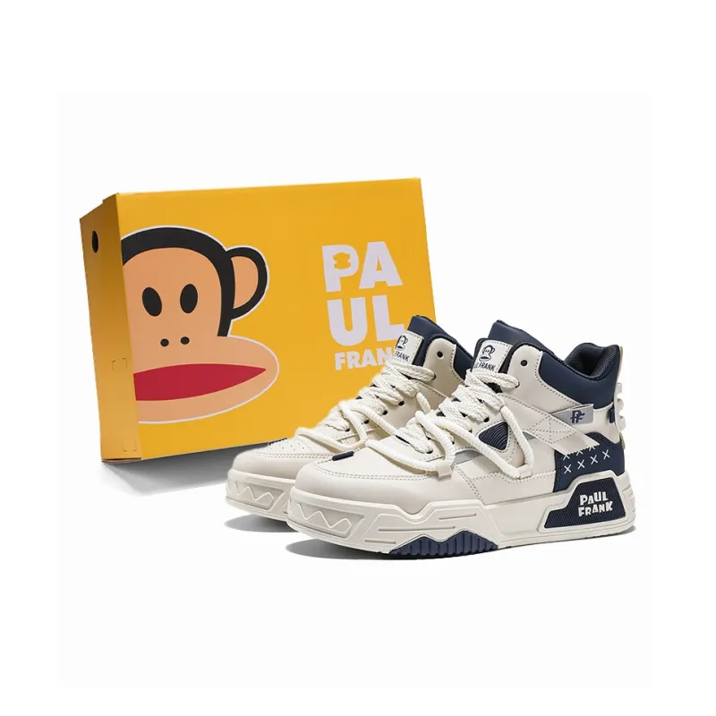 PAUL FRANK Slip-Resistant High-Top Skateboard Shoes Unisex-5