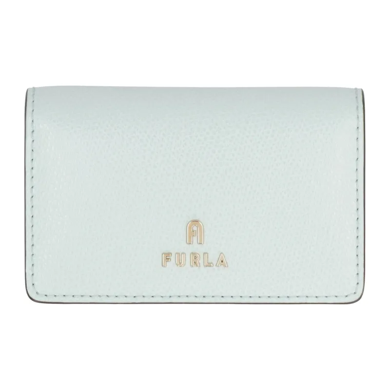 Furla Calfskin Wallet Women's Light Blue-0