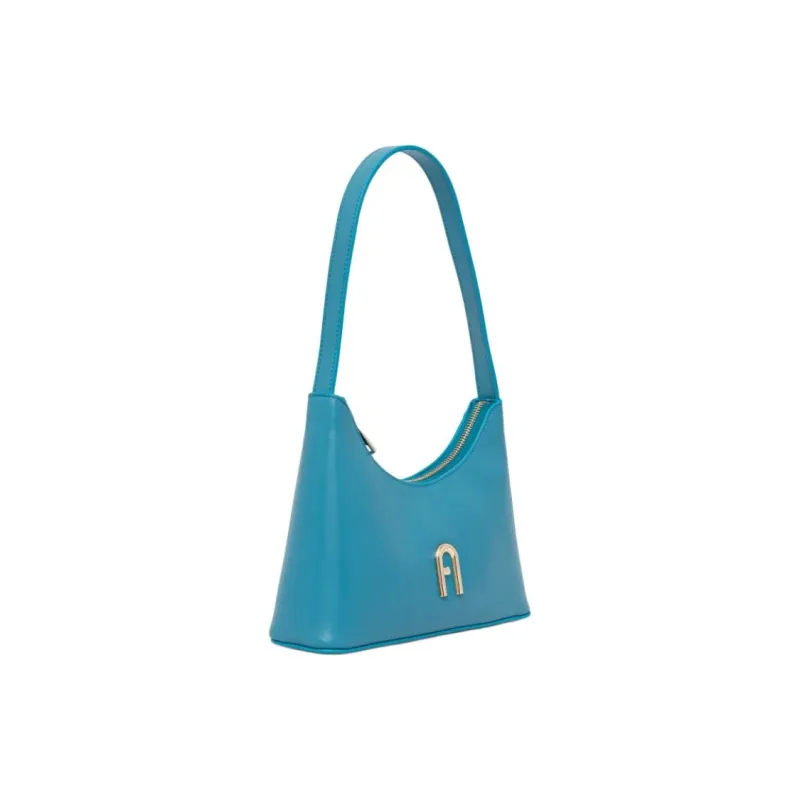 Furla Leather Handbag, Shoulder Bag Women's Blue-1