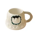 [Cartoon Doll Mug]Gray