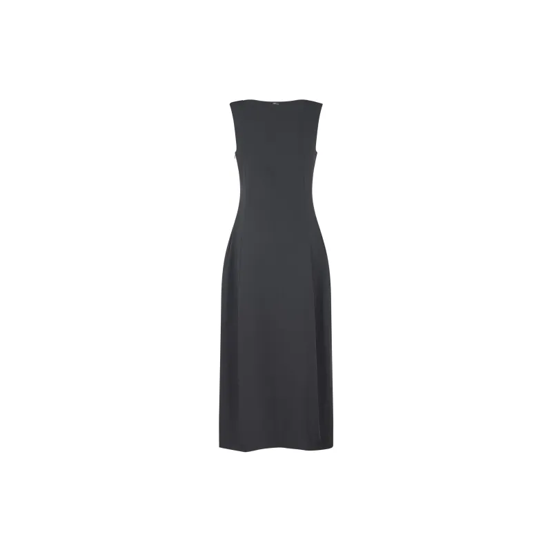 HERNO Sleeveless Pleated Maxi Dress-1