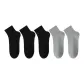 5 Pack Crew (3 Pack Black+2 Pack Gray)