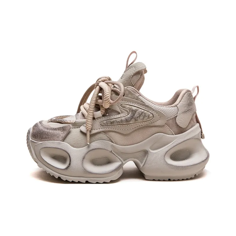 Chibang Height Increasing Low-Top Chunky Sneakers Women's-7