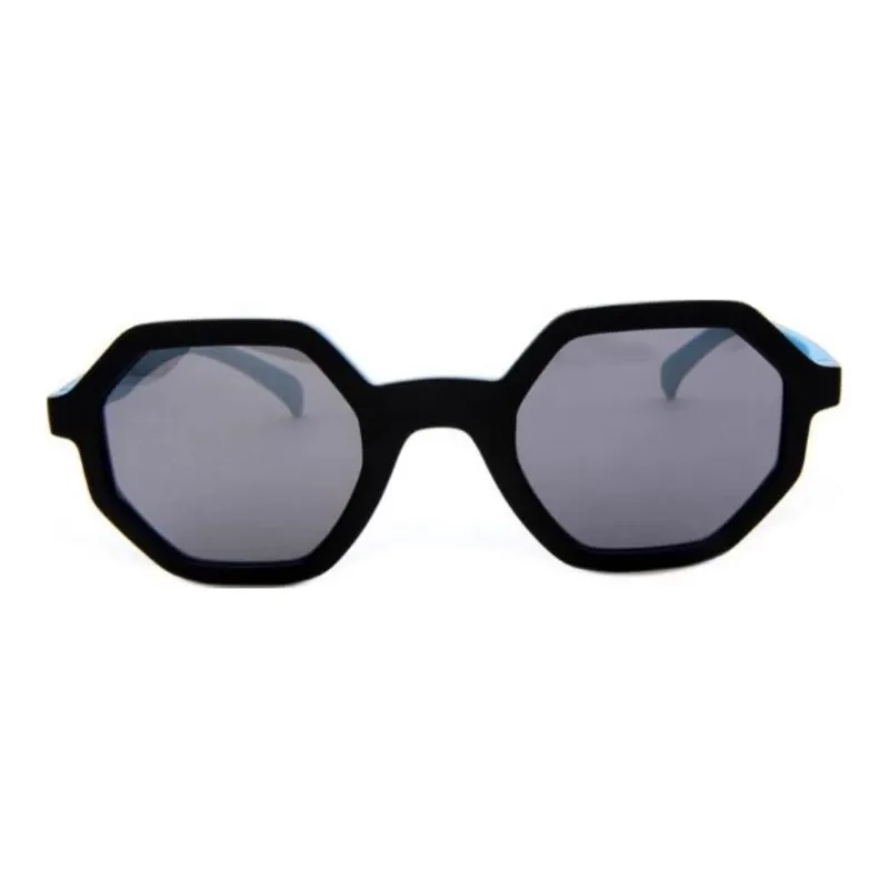 Adidas Plastic Irregular Shape Sunglasses Unisex Black-1