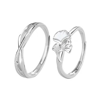 CHIC ZONE 925 Sterling Silver Rings Unisex