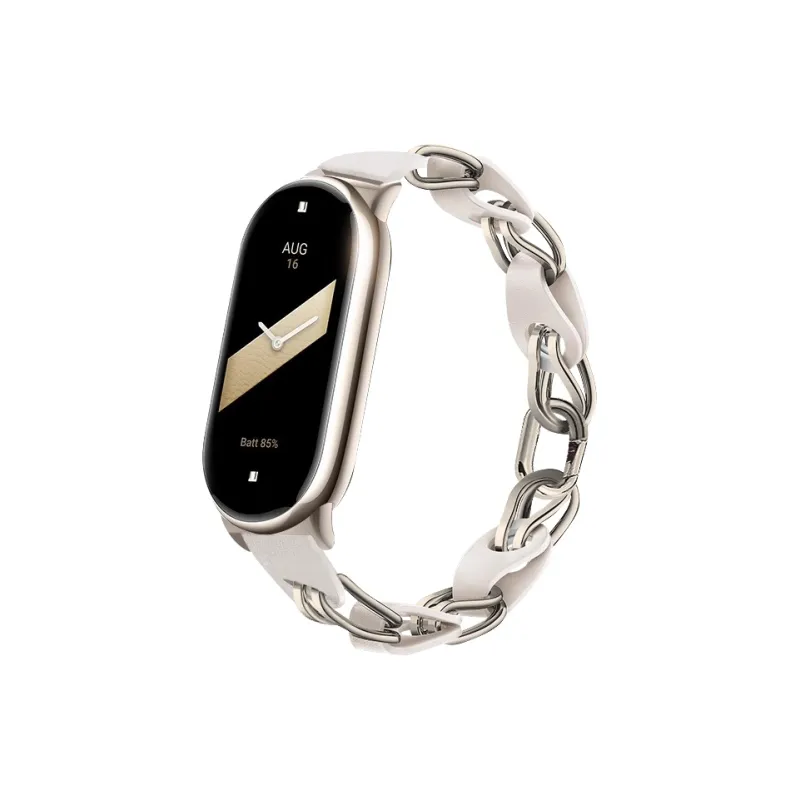 CHUANGYIDA Watch Bands Xiaomi Compatibility 145~210mm Cow Leather Metal Unisex-15