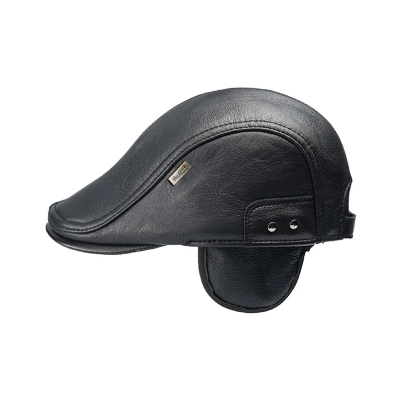 PIERRE CARDIN Shearling Berets Men's-4
