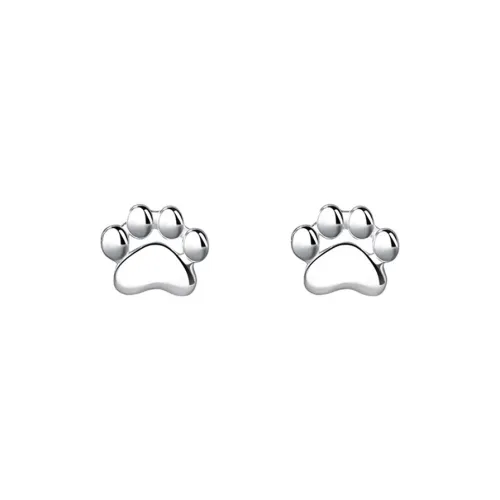 SWEET PLANET S999 Fine Silver Stud Earrings Women's
