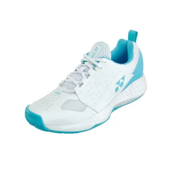 YONEX Anti Slip Wear Resistant Low Top Tennis Shoes Women's White Blue