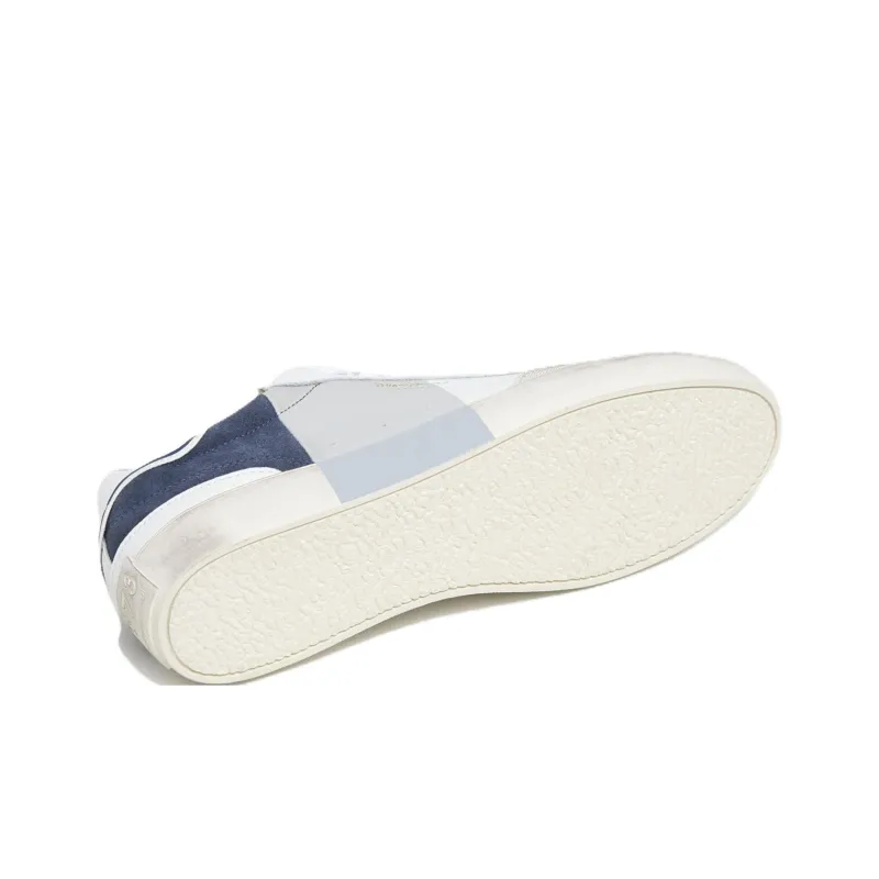 Pepe Jeans Low Top Skateboard Shoes Women's White Blue Gray-2