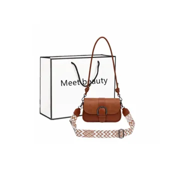Fitchell PU Crossbody Bag Regular Women's Brown/Black/Green/Dark Khaki/Mud/Camel/Ecru