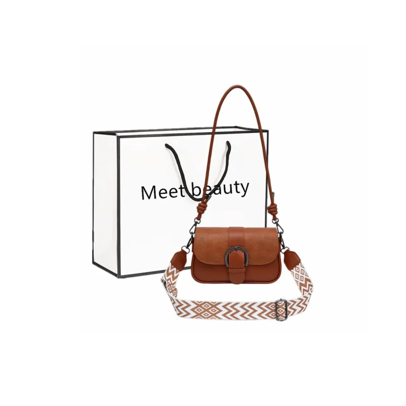 Fitchell PU Crossbody Bag Regular Women's Brown/Black/Green/Dark Khaki/Mud/Camel/Ecru-0