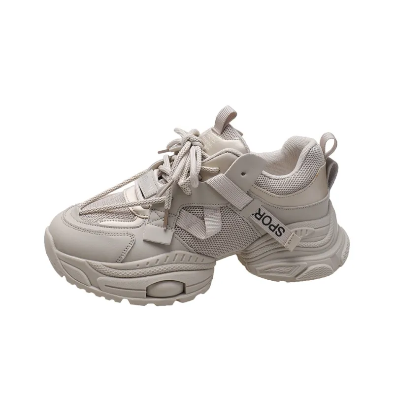 PLAY COBBLER Anti Slip And Wear Resistant Height Increasing Coverage Low Top Chunky Sneakers Unisex-3