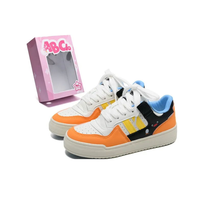 ABCIO Slip Resistant Waterproof Cushioning Height Increasing Low Top Skateboard Shoes Women's-16
