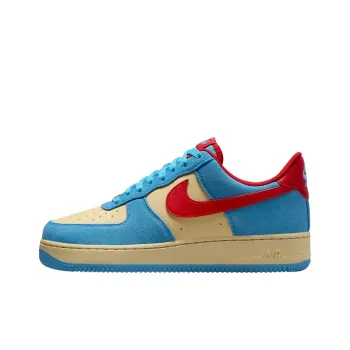 Nike Air Force 1 Anti Slip Wear Resistant Low Top Skateboard Shoes Unisex Blue Yellow Red